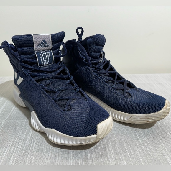 Adidas Bounce High Top Basketball Shoes, men's size 11 - Picture 2 of 8